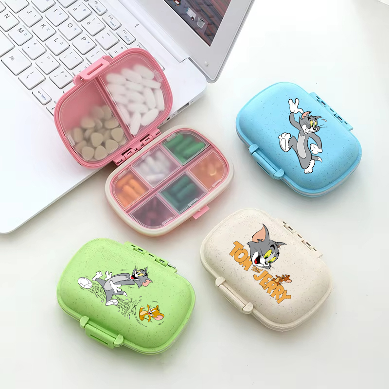 Cool Tablet Accessories - Tom and Jerry Portable Pills Organizer