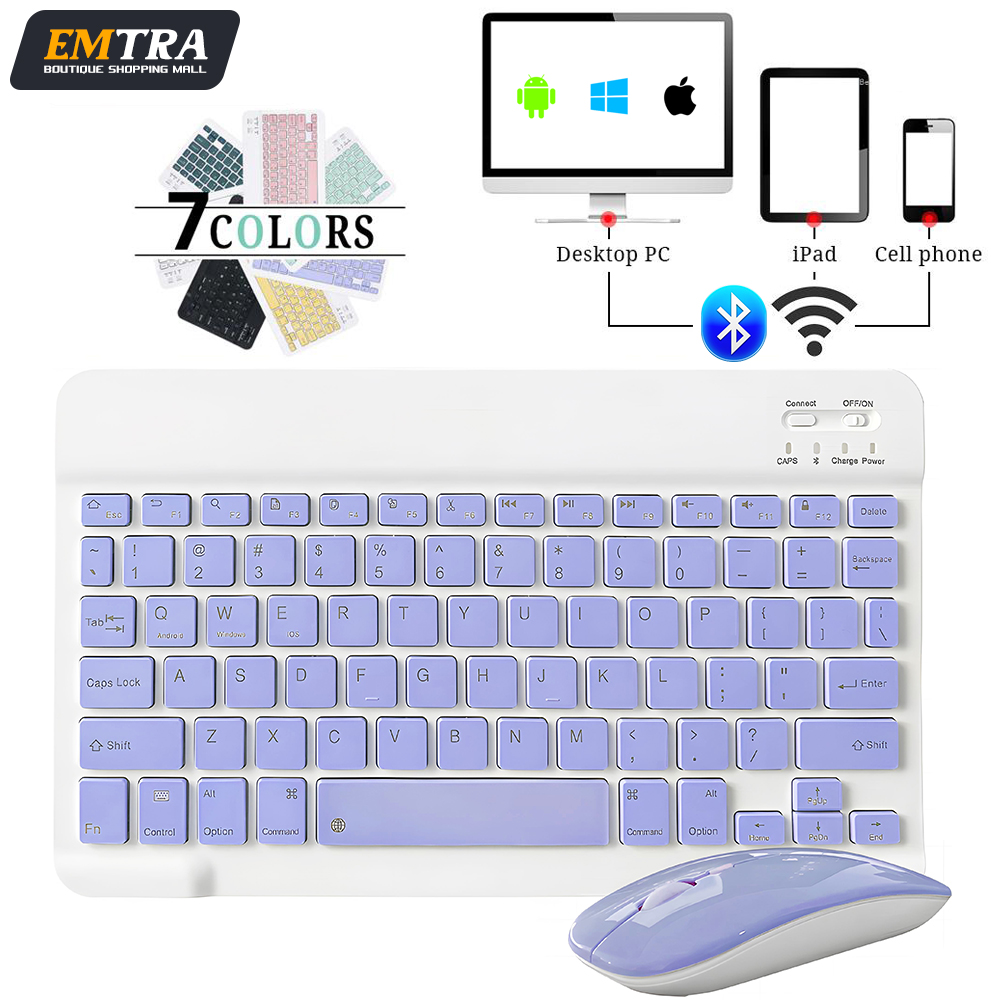 Tablet Accessories Kit - Mini Wireless Keyboard Bluetooth Keyboard For