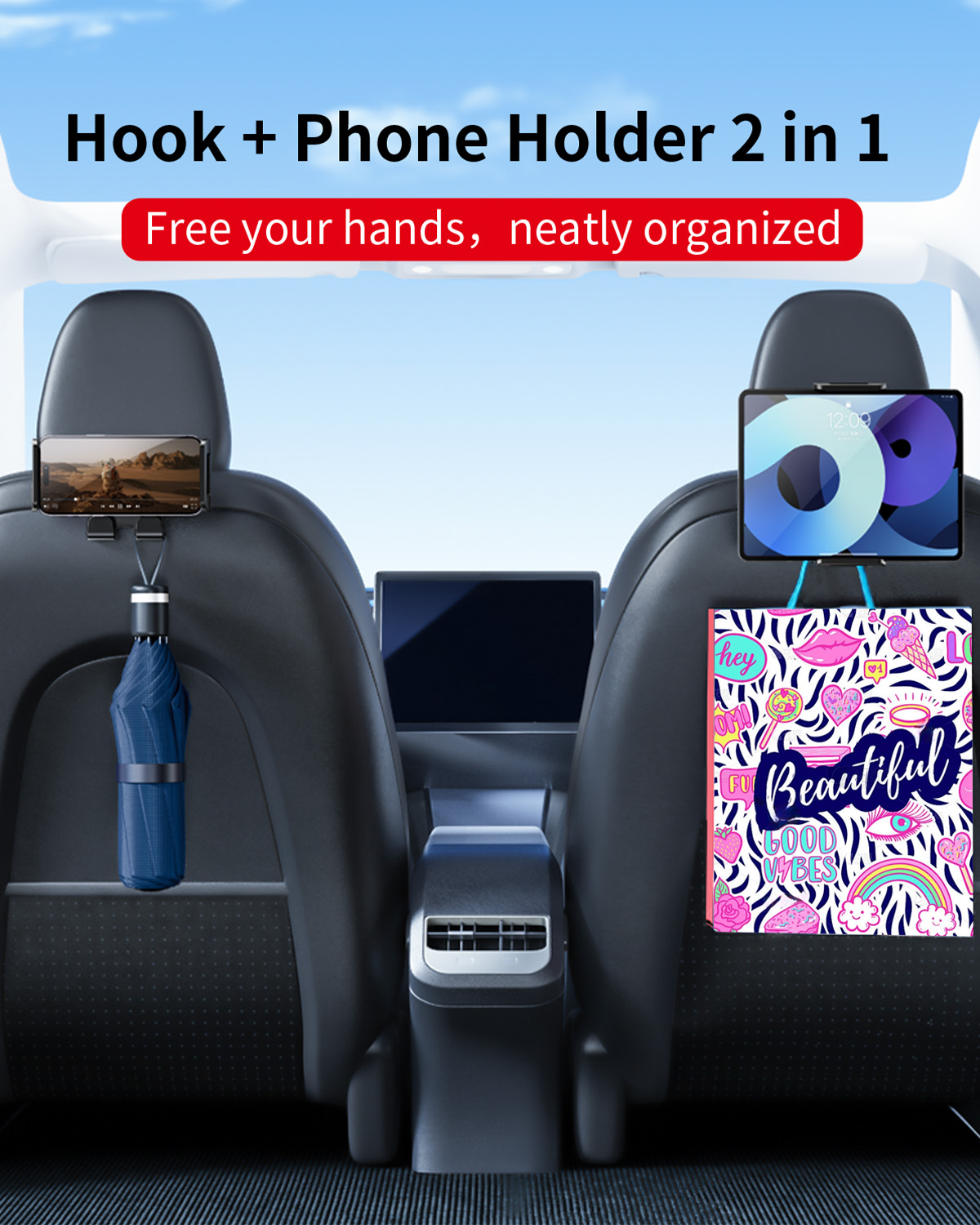 Hipacool Car Rear Seat Mount f – Tesla Tablet Accessories Bewertung und Preis