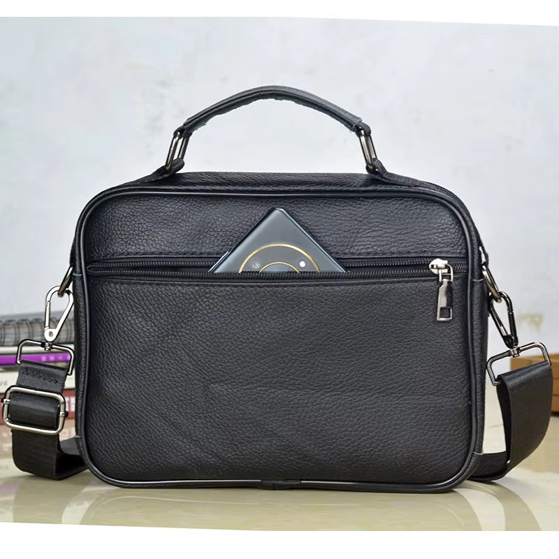 Small Men's Genuine Leather Sh – Tablet Shoulder Bag Bewertung und Preis