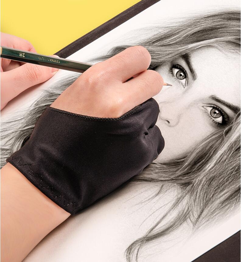 Two-fingers Artist Anti-touch  – Drawing Glove Artist Bewertung und Preis