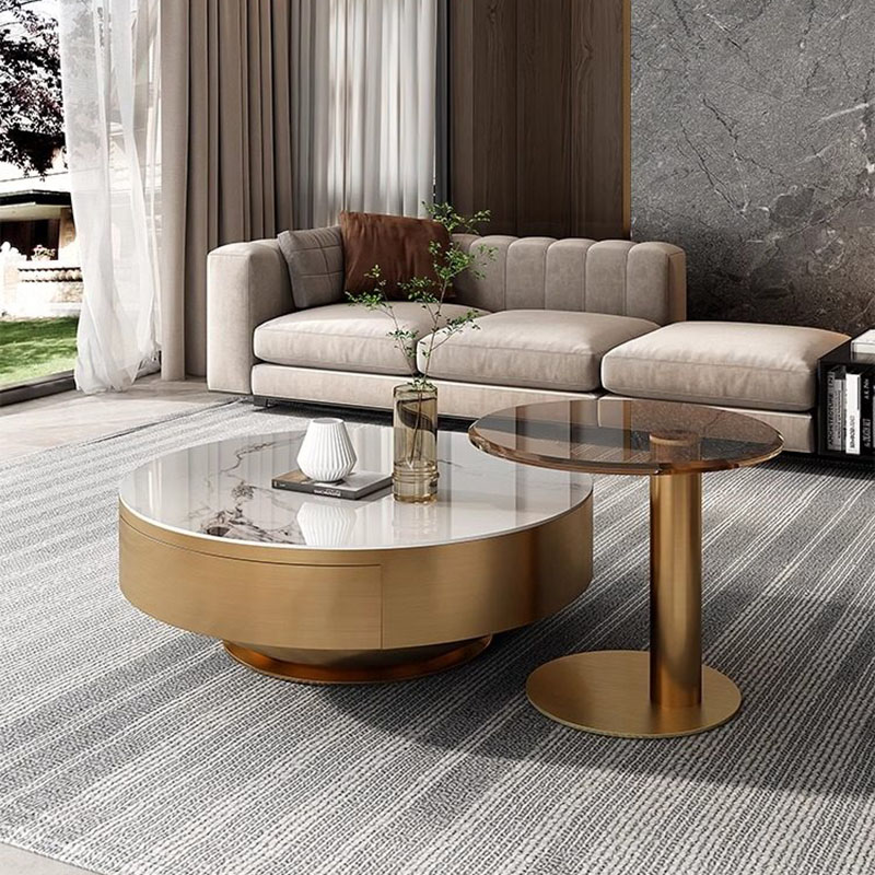 Round Clear Coffee Table Simpl – Unique Table Accessories Bewertung und Preis