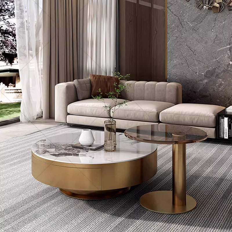 Round Clear Coffee Table Simpl – Unique Table Accessories Bewertung und Preis