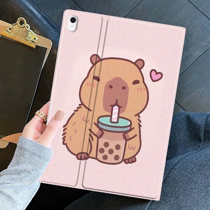 Cartoon Capybara Bubble Tea Fo – Samsung Tablet S11 Accessories Bewertung und Preis