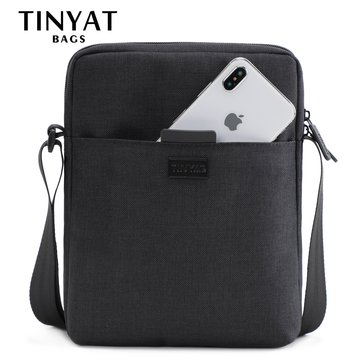 TINYAT Men's Bags Light Canvas – Tablet Shoulder Bag Bewertung und Preis