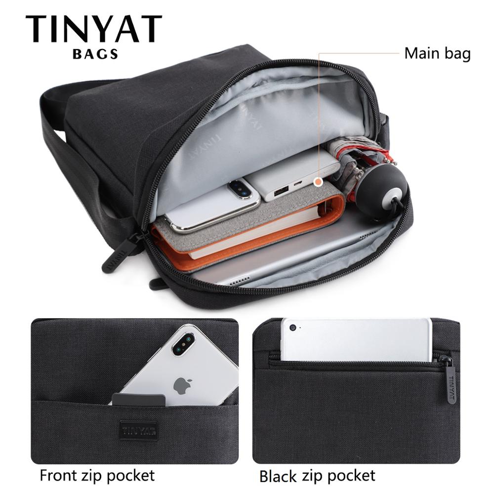 TINYAT Men's Bags Light Canvas – Tablet Shoulder Bag Bewertung und Preis