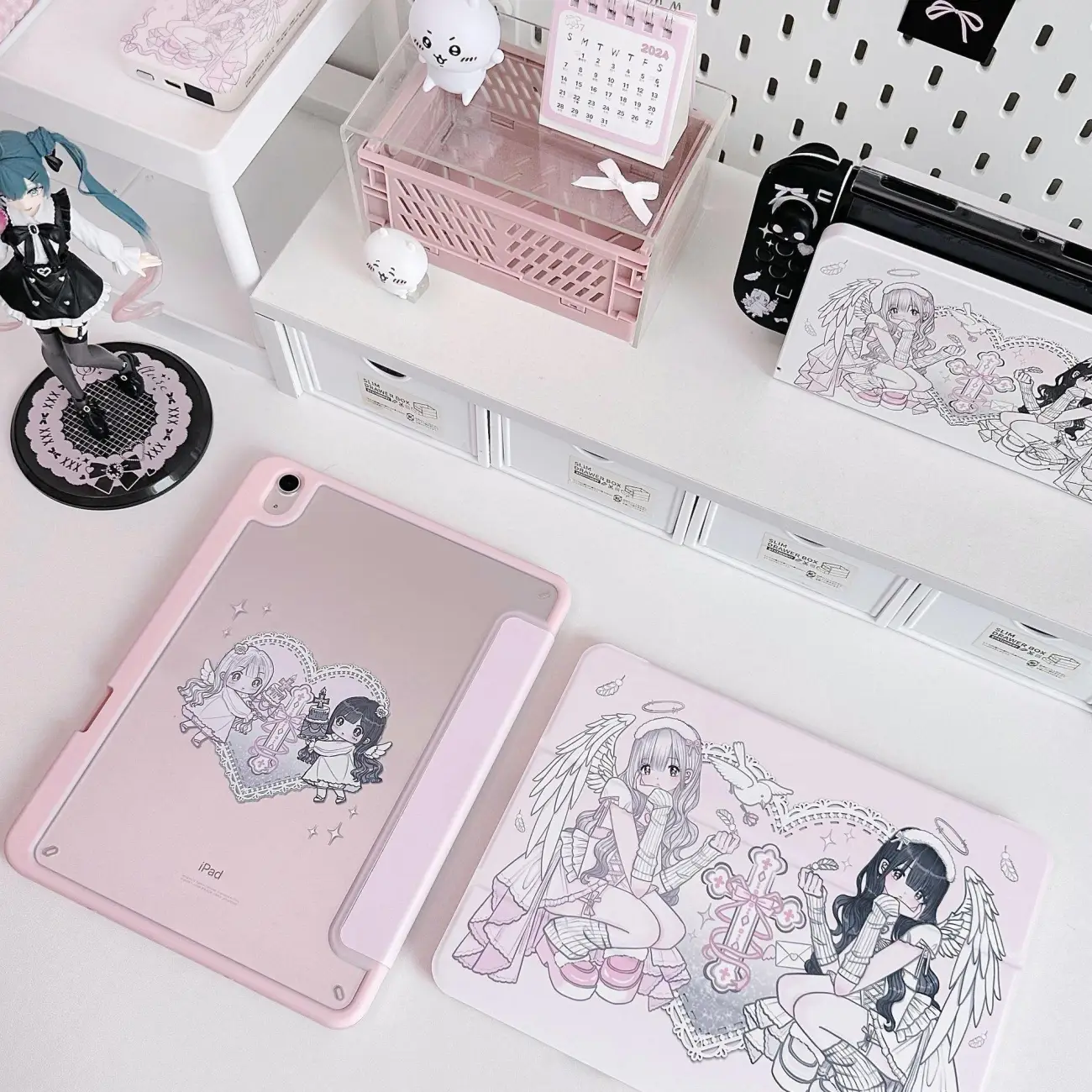 Anime Angel Wings Girl Pink Y2 – Cool Tablet Accessories Bewertung und Preis