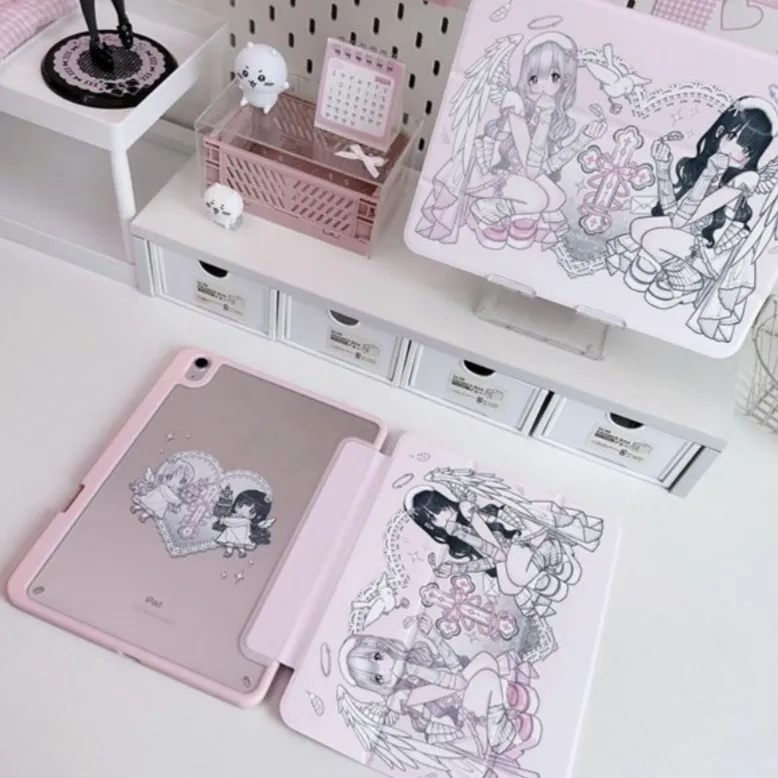 Anime Angel Wings Girl Pink Y2 – Cool Tablet Accessories Bewertung und Preis
