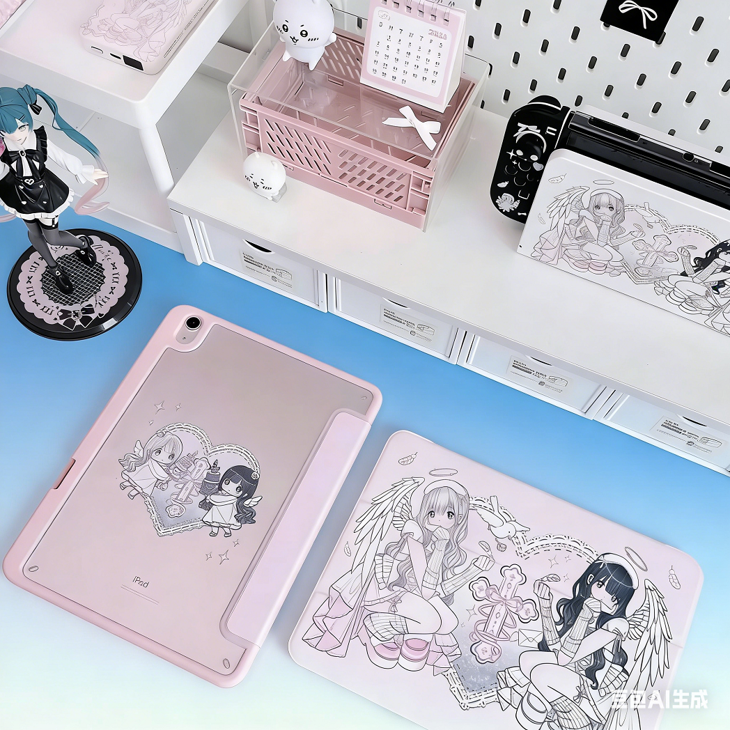 Anime Angel Wings Girl Pink Y2 – Cool Tablet Accessories Bewertung und Preis