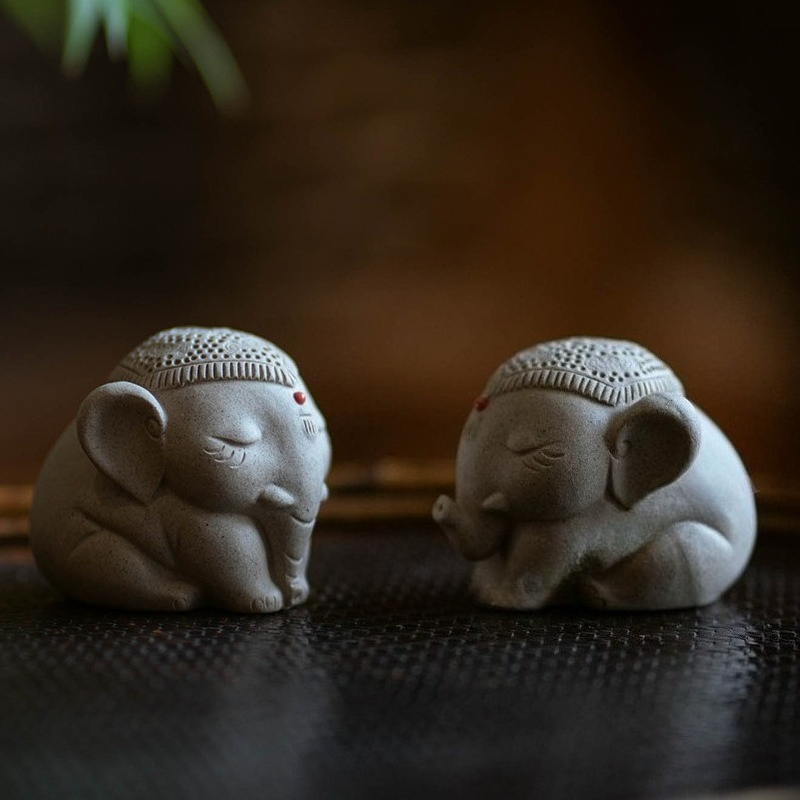 1 PC Purple Clay Peace Elephan – Unique Table Accessories Bewertung und Preis
