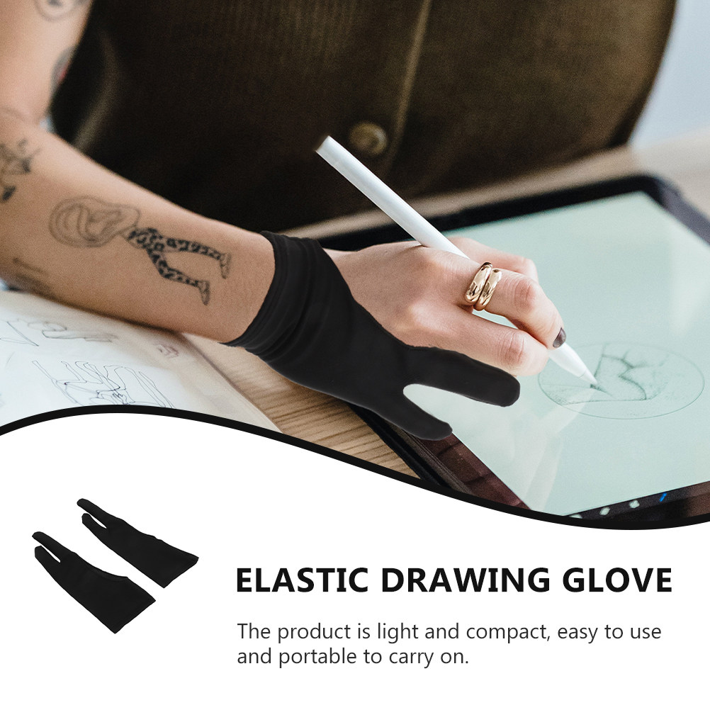 3Pcs Professional Two-Finger A – Drawing Glove Artist Bewertung und Preis
