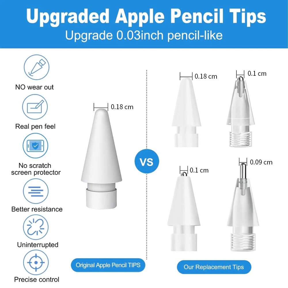 For Apple Pencil Pen Nib Penci – Tablet Pencil Accessories Bewertung und Preis