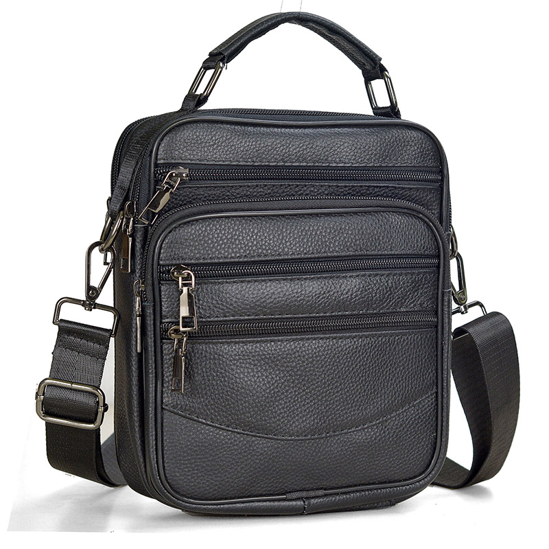 Fashion Men Genuine Leather Ha – Tablet Shoulder Bag Bewertung und Preis