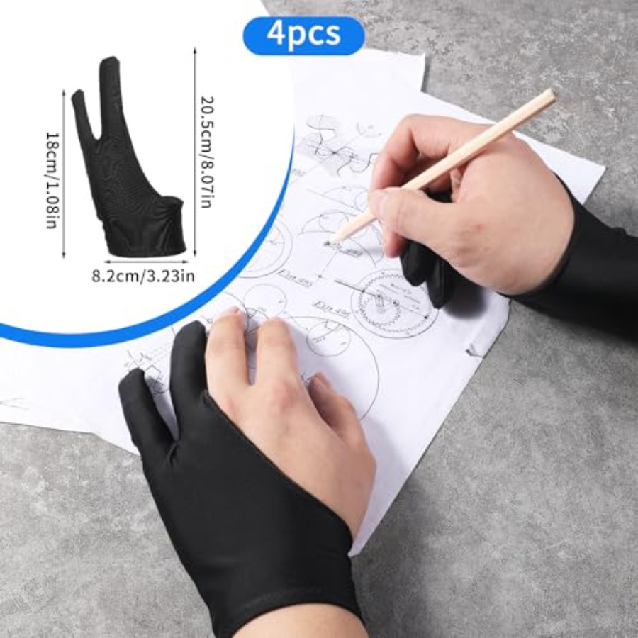 4 Pack Drawing Glove Digital D – Drawing Glove Artist Bewertung und Preis