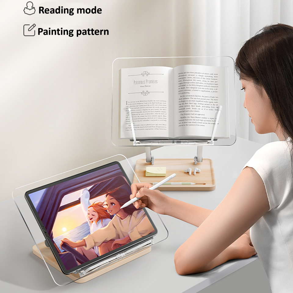 Wooden Reading Stand with ligh – Useful Tablet Accessories Bewertung und Preis