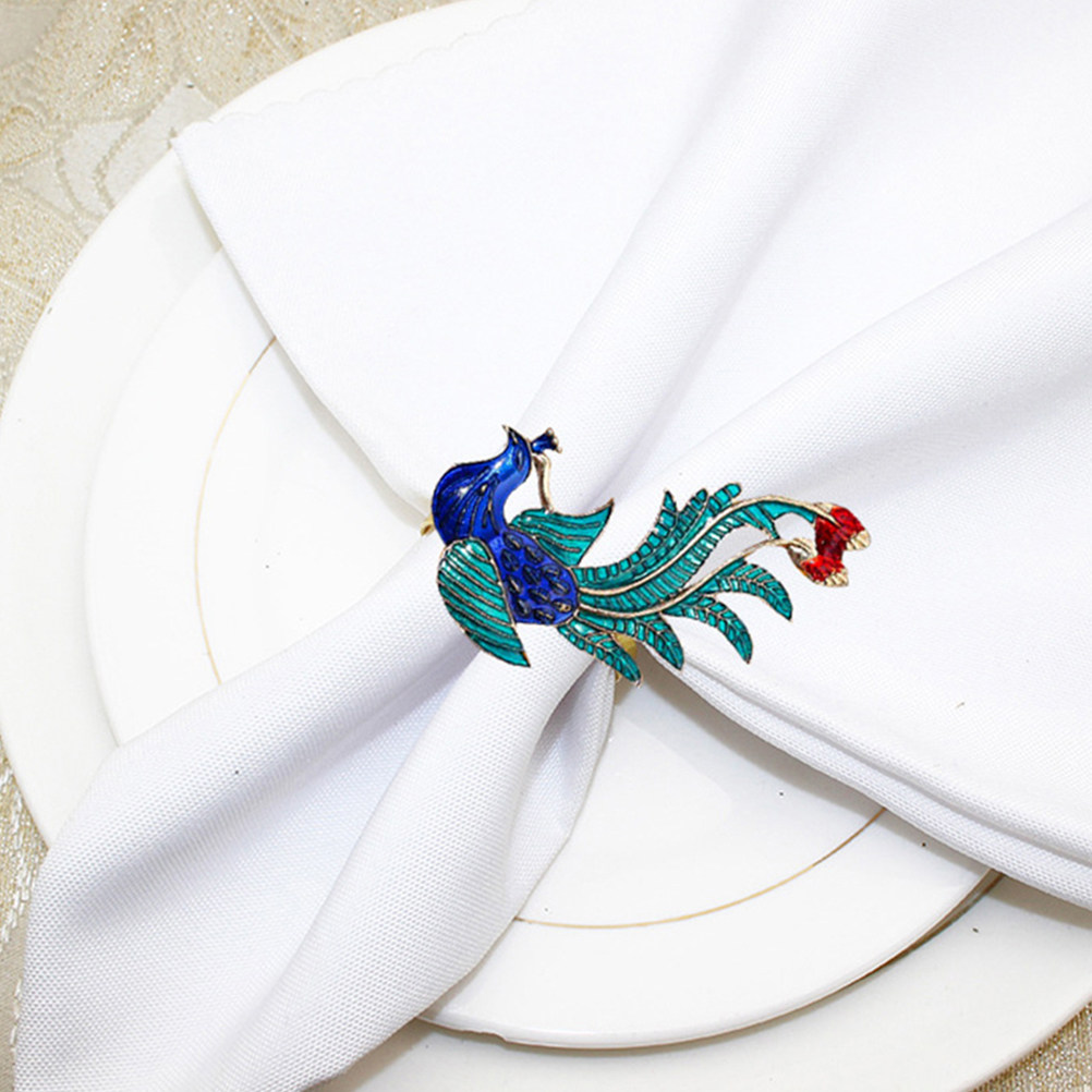 4Pcs Alloy Phoenix Napkin Ring – Unique Table Accessories Bewertung und Preis