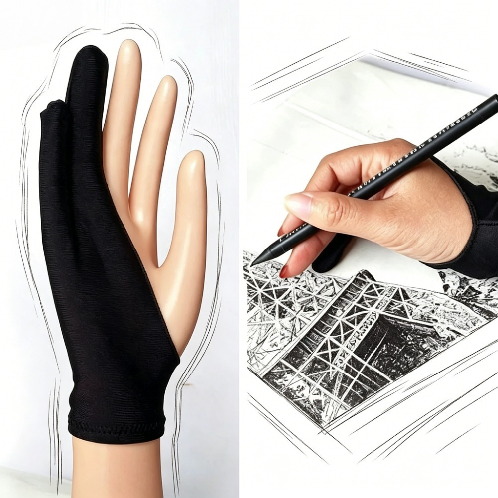 Artist Two-Finger Gloves Anti  – Drawing Glove Artist Bewertung und Preis