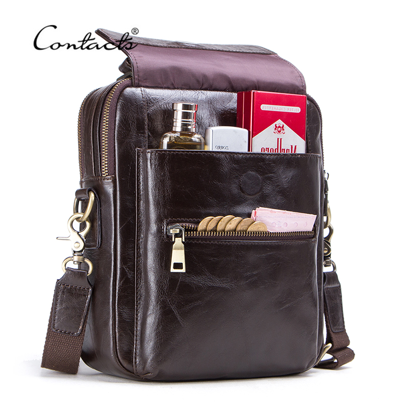CONTACT'S new genuine leather  – Tablet Shoulder Bag Bewertung und Preis